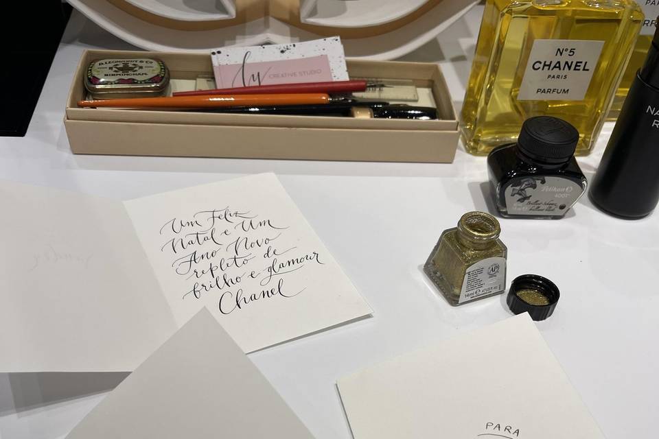 Caligrafia para CHANEL