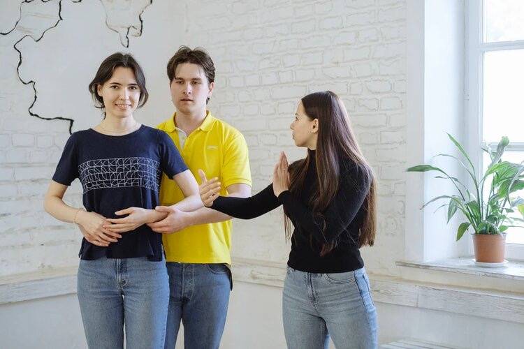 A aula de dança dos noivos