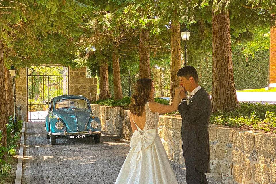 Casamento carocha azul