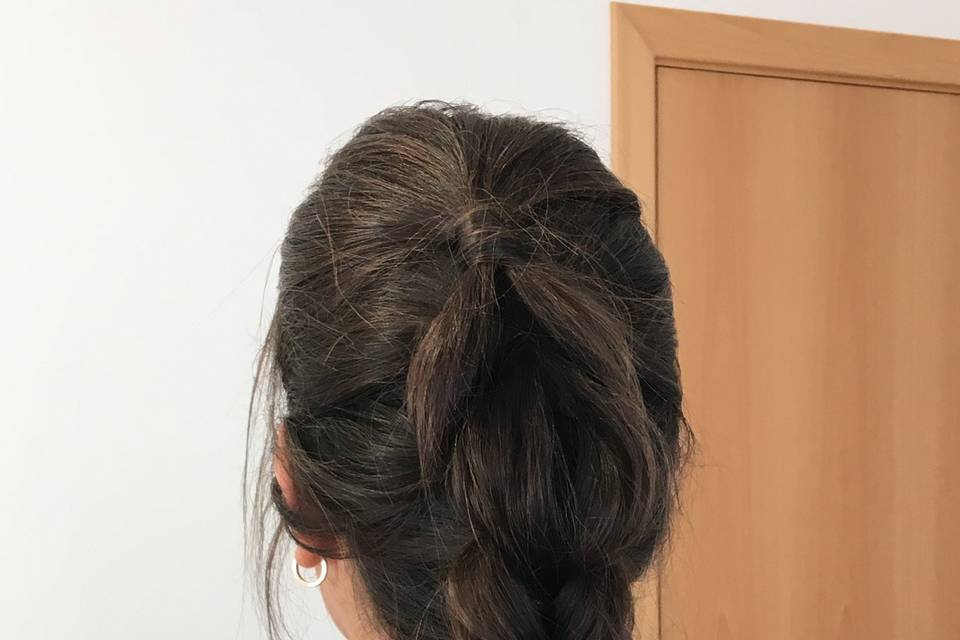 Penteado trança falsa