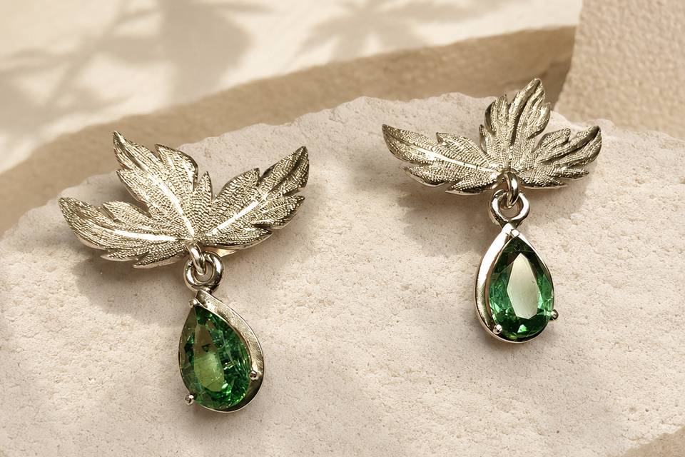 Brincos Green Beauty