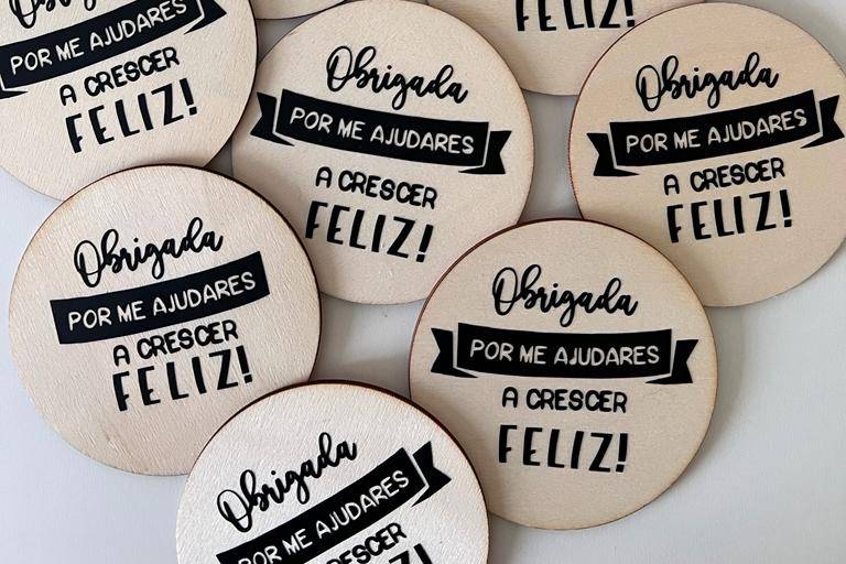 Lembranças personalizadas