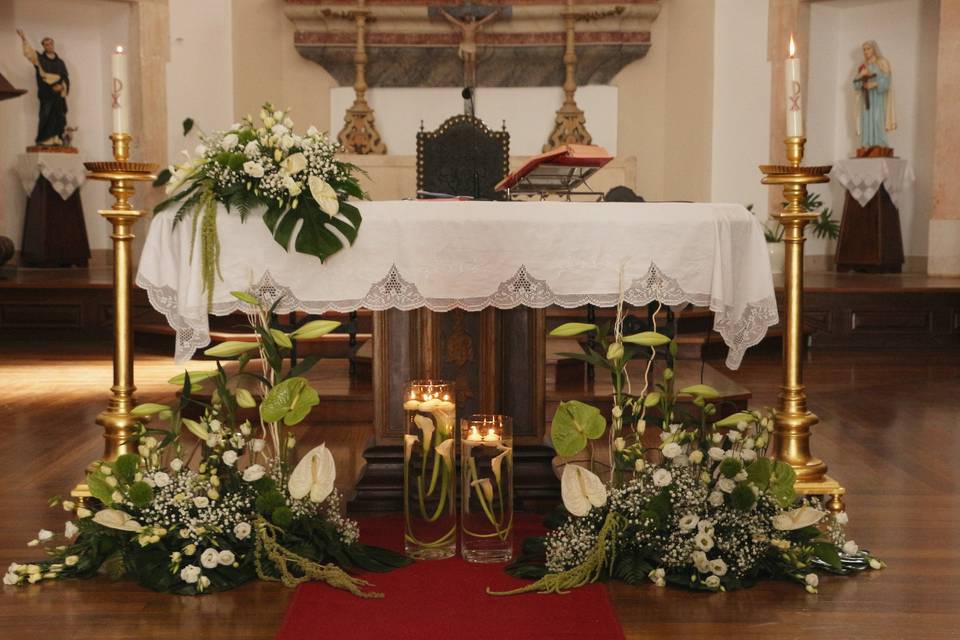 Decoração altar