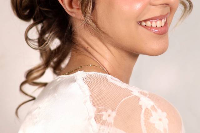 Bridal makeup and hair