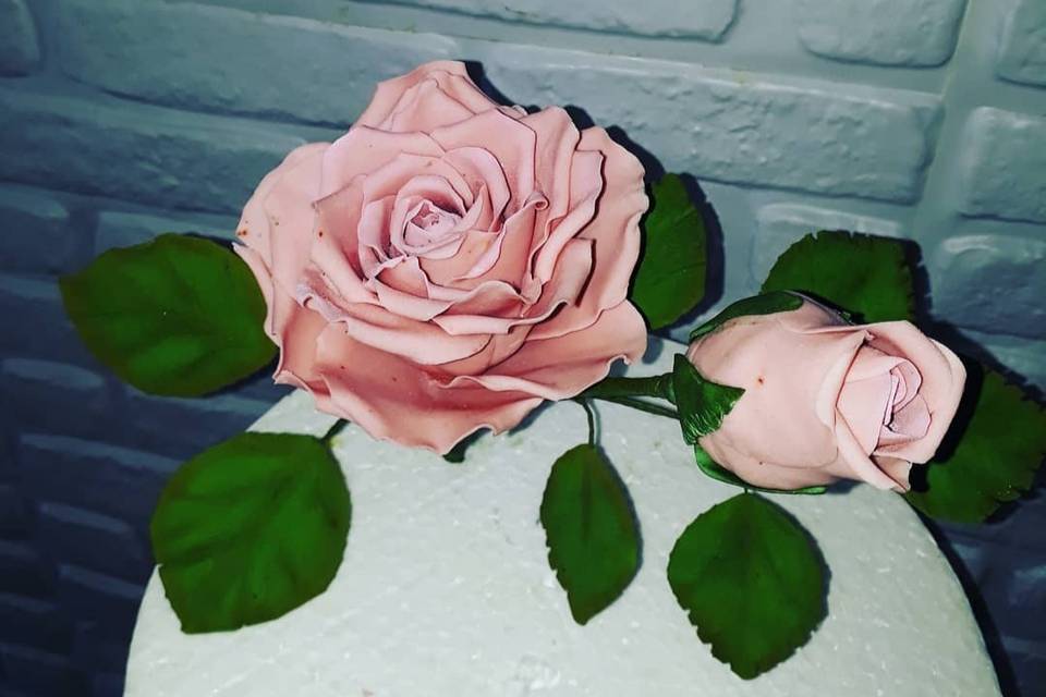Rosas de açúcar