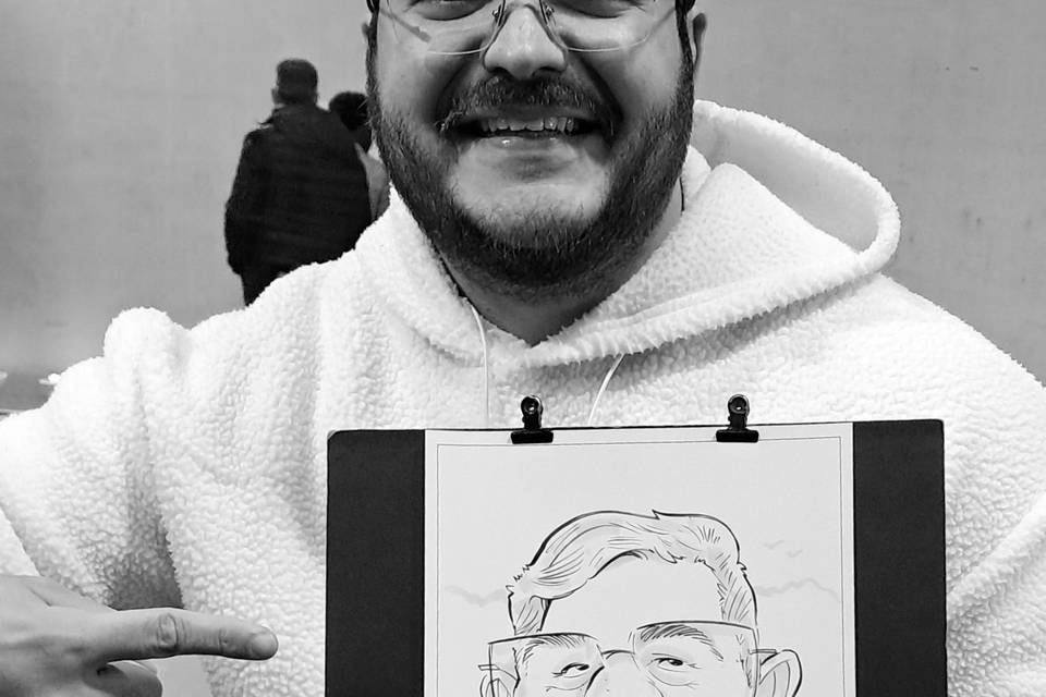 Caricatura ao vivo