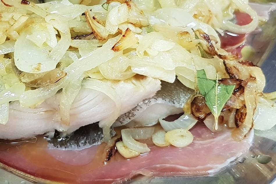 Bacalhau `a maria do céu