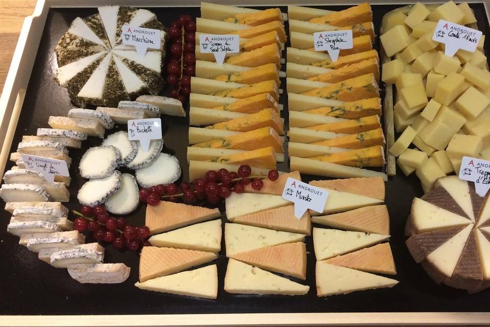 Tabuleiro de queijos