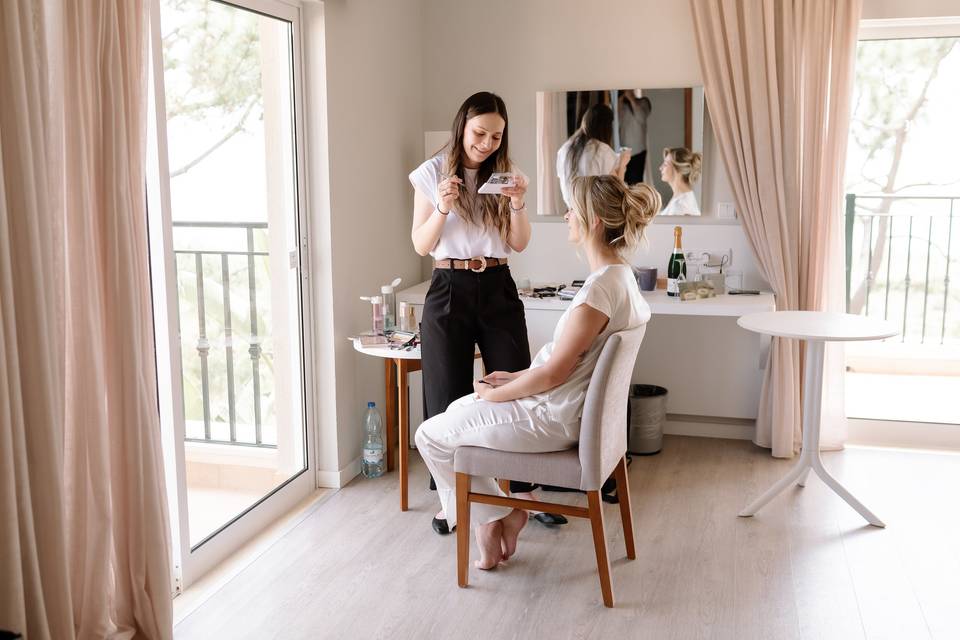 Makeup bride