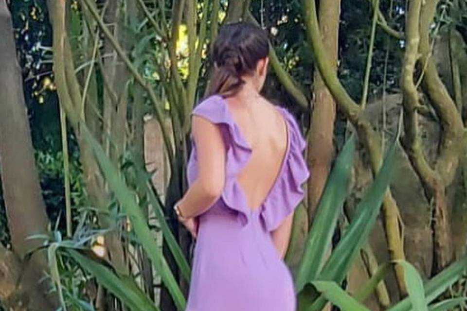 Vestido lavanda