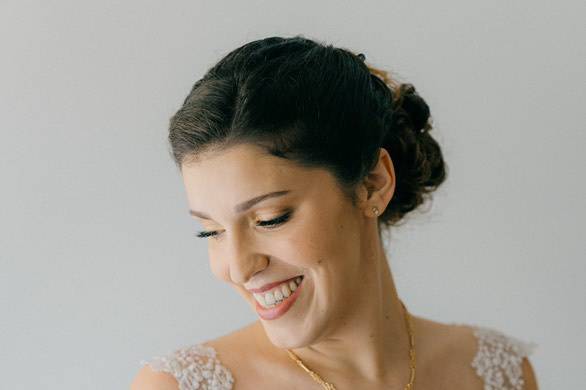 Noiva feliz