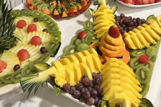 Frutas laminadas