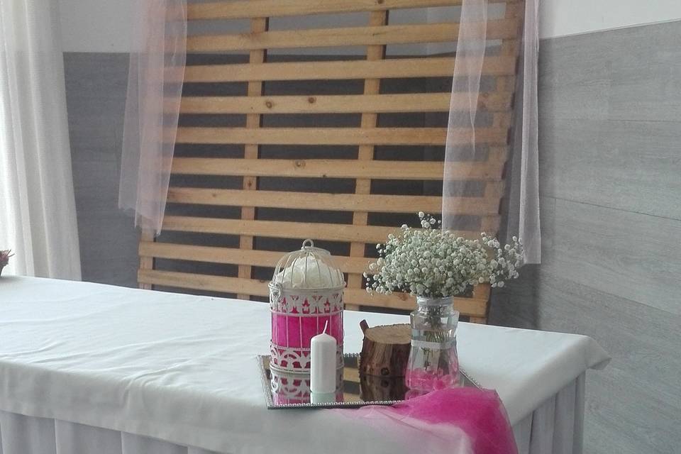 Decoração Rosa