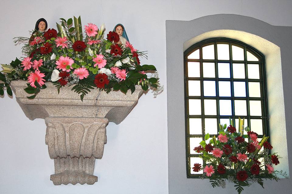 Arranjo floral Igreja