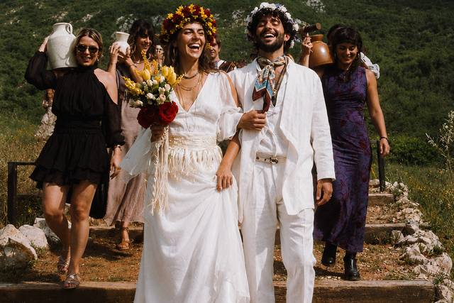 Noivo e noiva