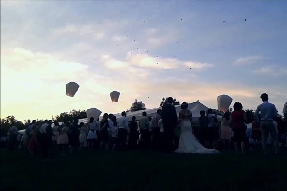 Lanternas casamento