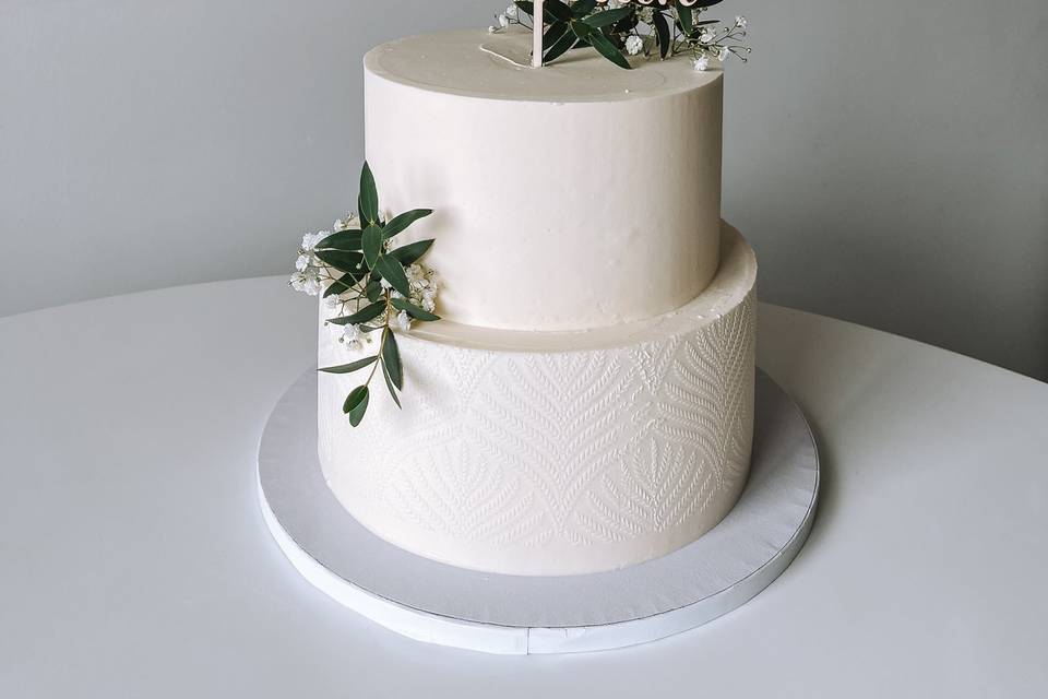 Bolo de casamento elegante