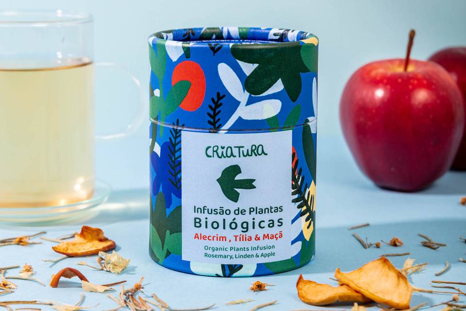 Infusão de maça bio