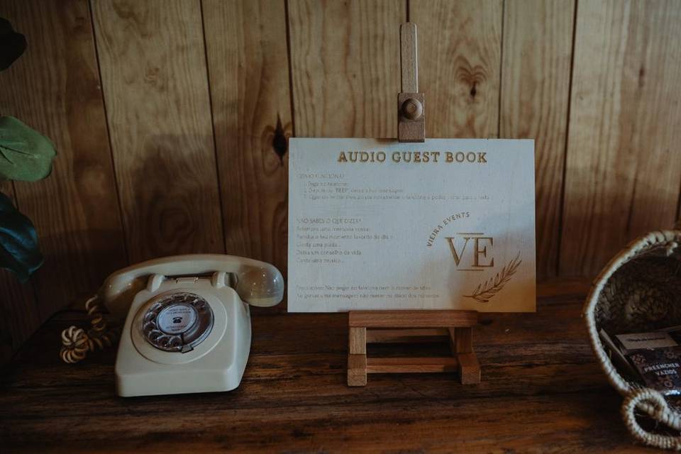 Vieira Events - Audio Guest Book