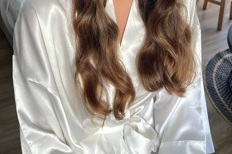 Make up e penteado