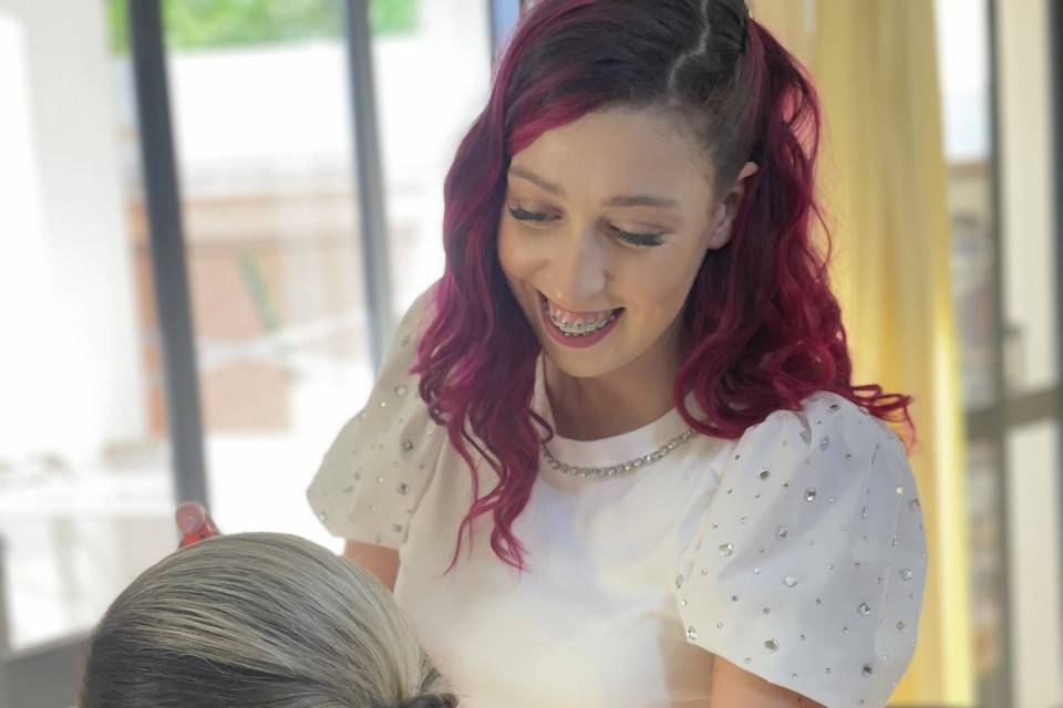 Make up e penteado