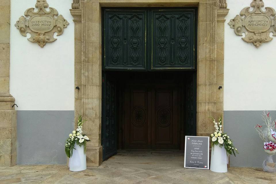 Entrada da igreja