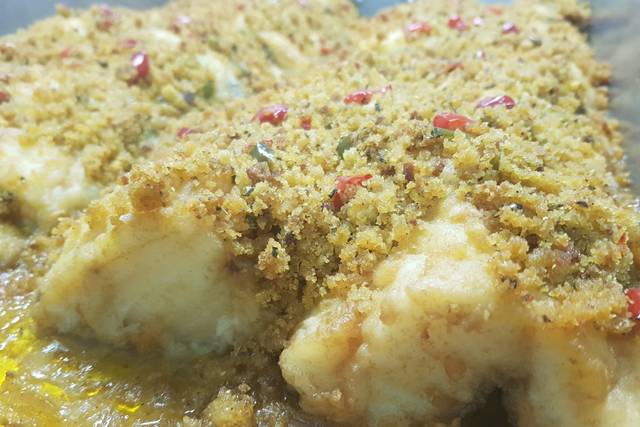 Bacalhau c/ broa