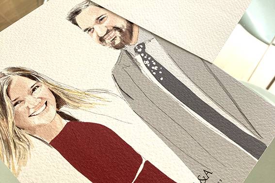 Digital impresso aguarela