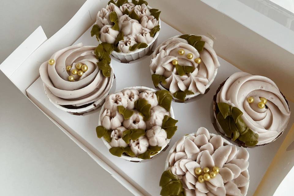 Cupcakes florais