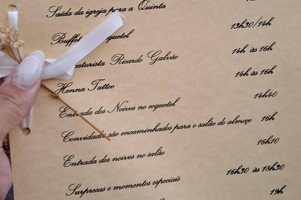 Entrega de cronograma