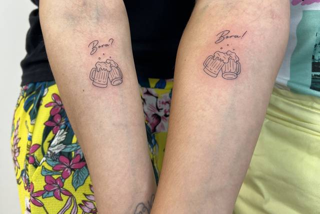 Tatuagem de amigas