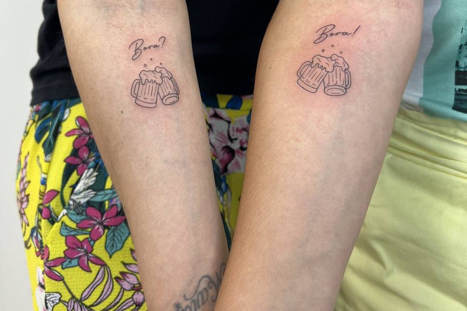 Tatuagem de amigas