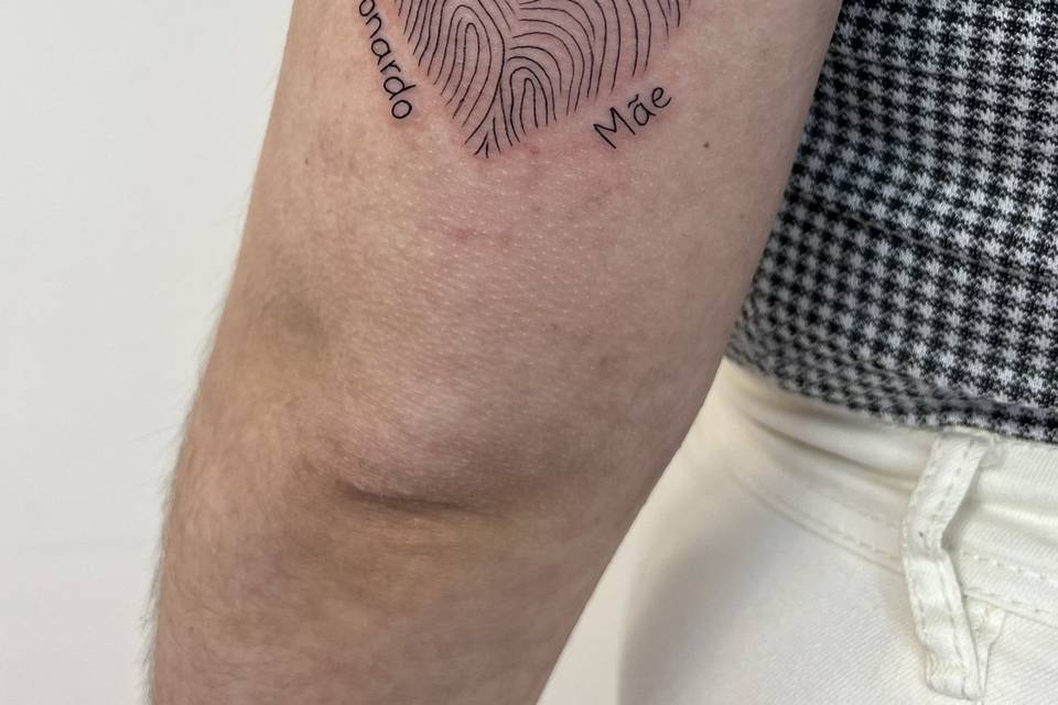 Tatuagem impressão digital
