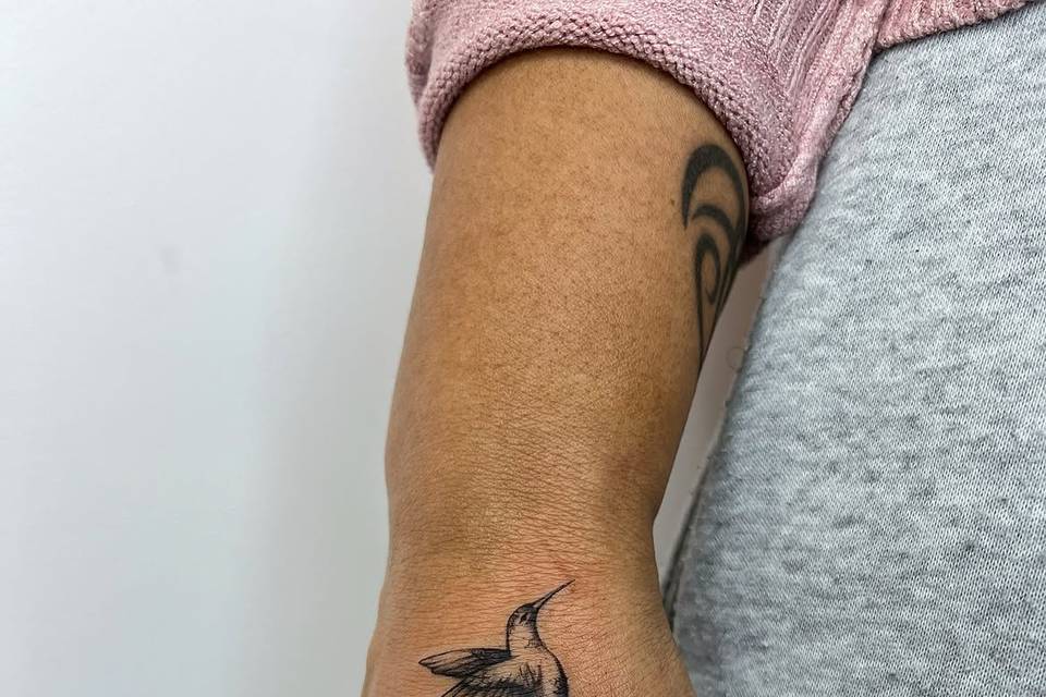 Tatuagem Beija-flor