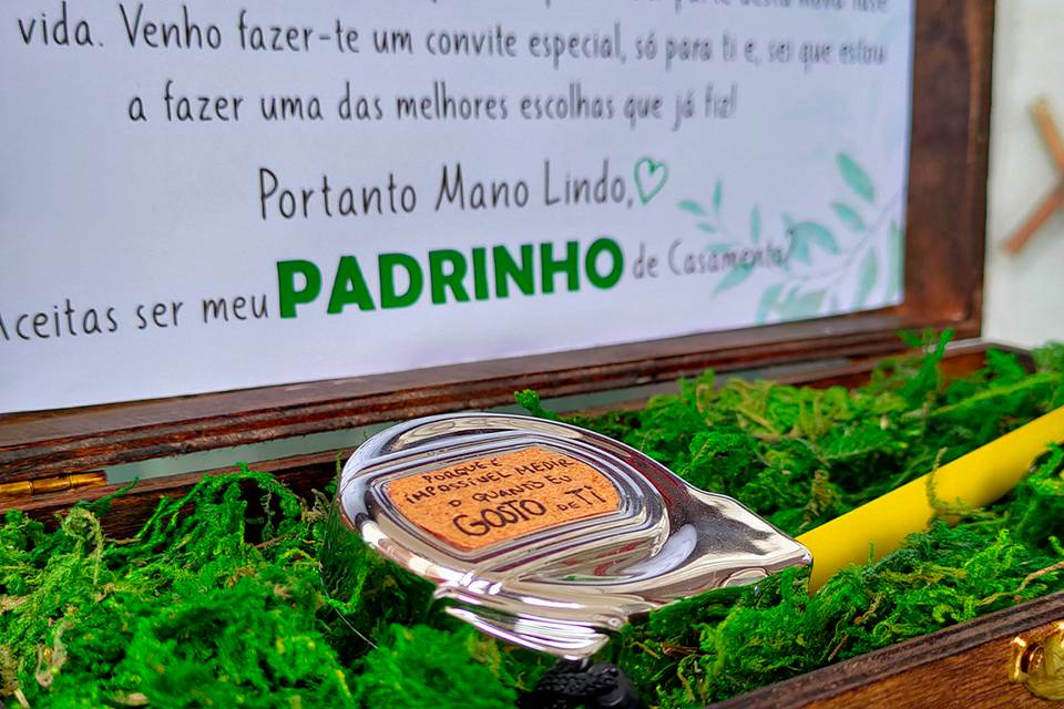 Pedido padrinho personalizado