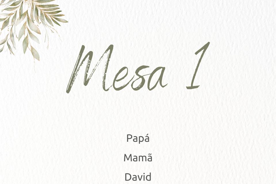 Seating Plan