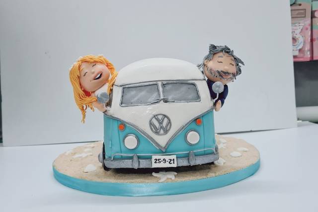 Bolo de casamento formato pão