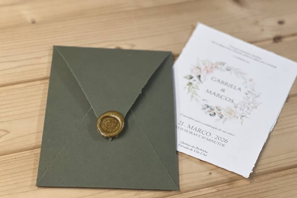 Convite de Casamento