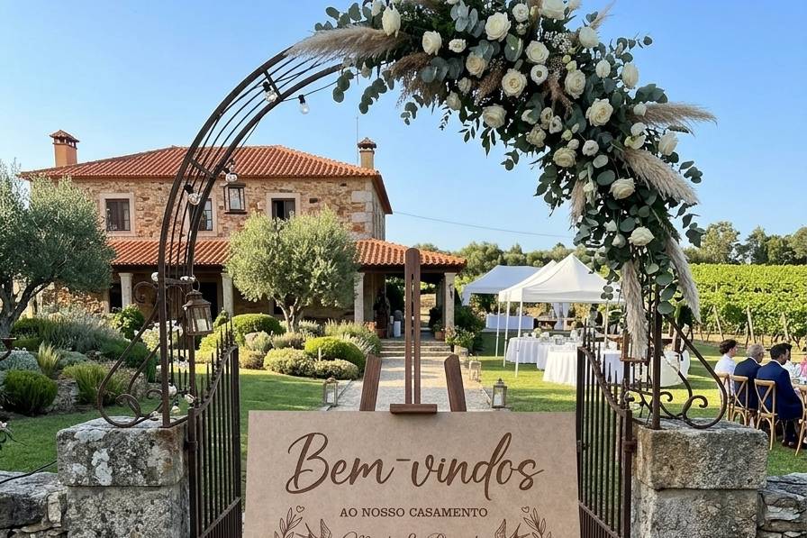 Placa Boas Vindas