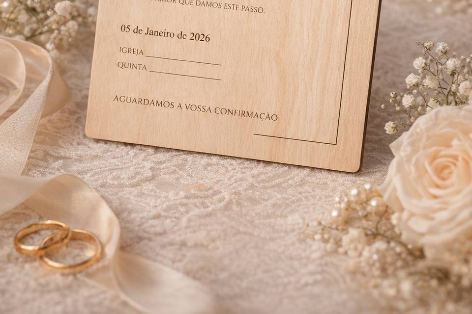 Convite de Casamento