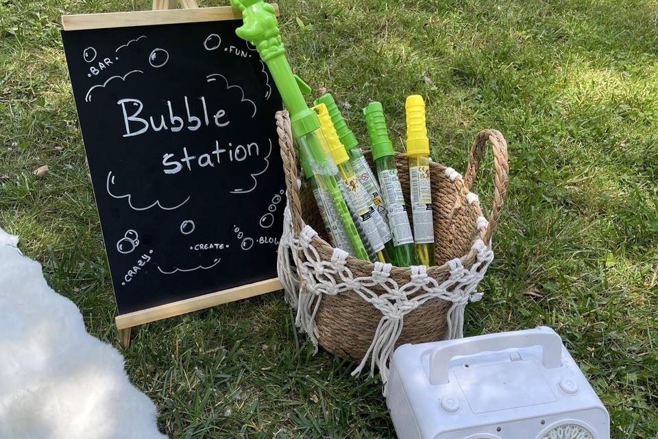 Bubble station