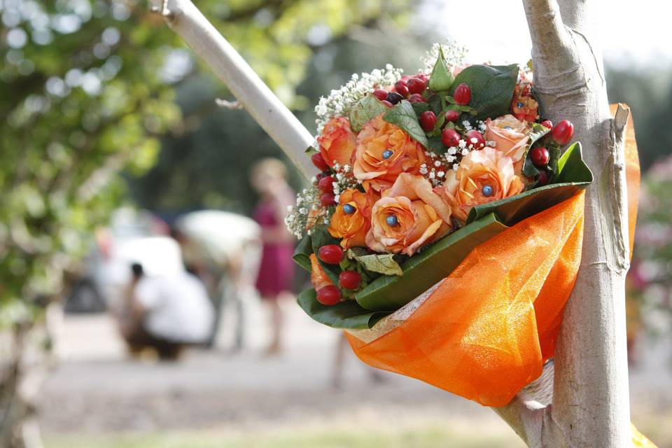 Algarve - bride's flowers