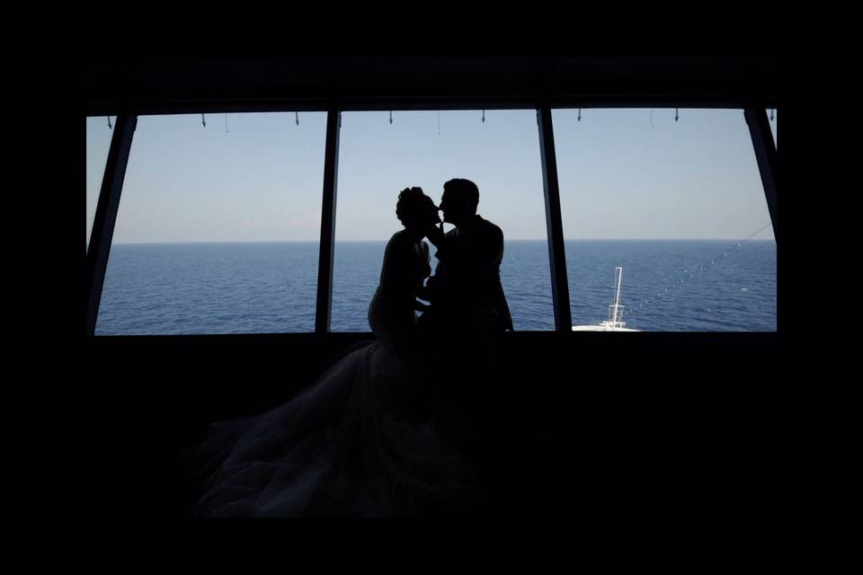 Over the Sea Wedding