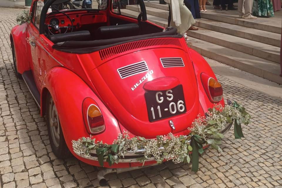 VW 1300/Flores no para-choques