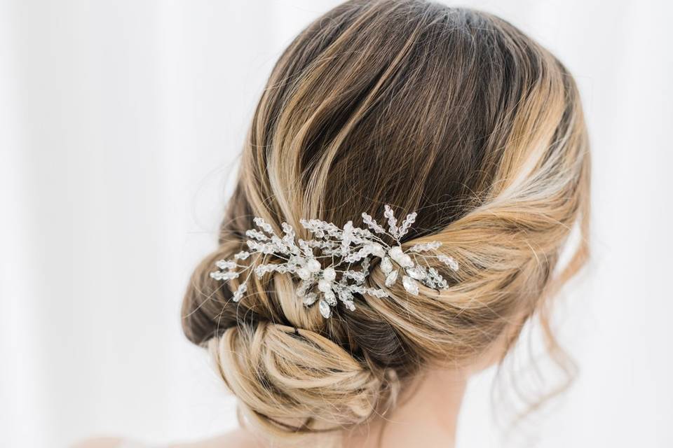 Elsa bridal pins- handmade