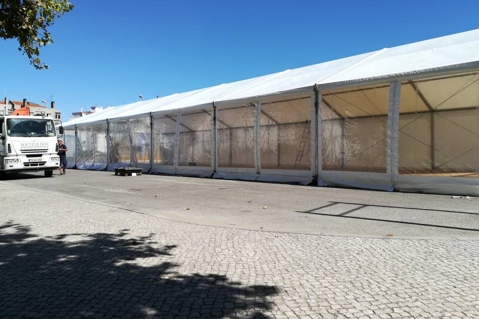 Tendas de 250 m2