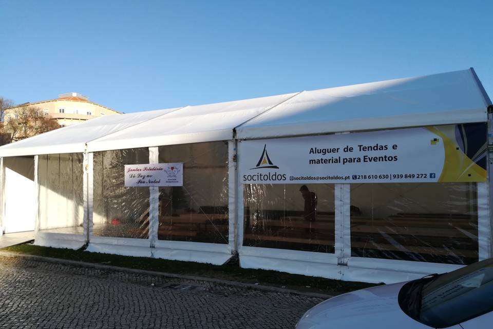 Tenda 150 m2