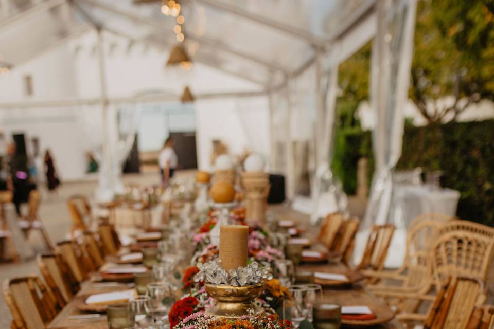 Decoração mesa jantar