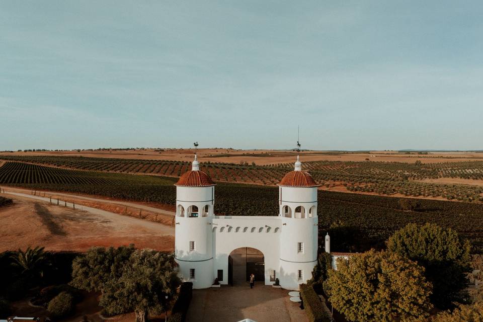 Herdade - Vista aérea