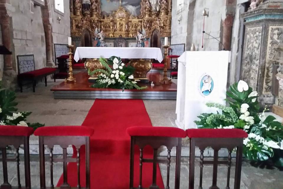 Vista geral de altar